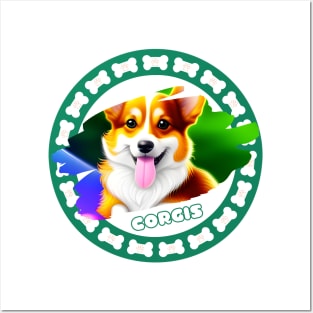 Cute Corgis Posters and Art